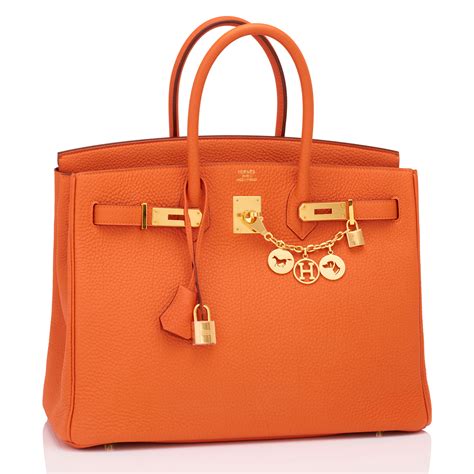 hermes orange handbag|hermes bag orange price.